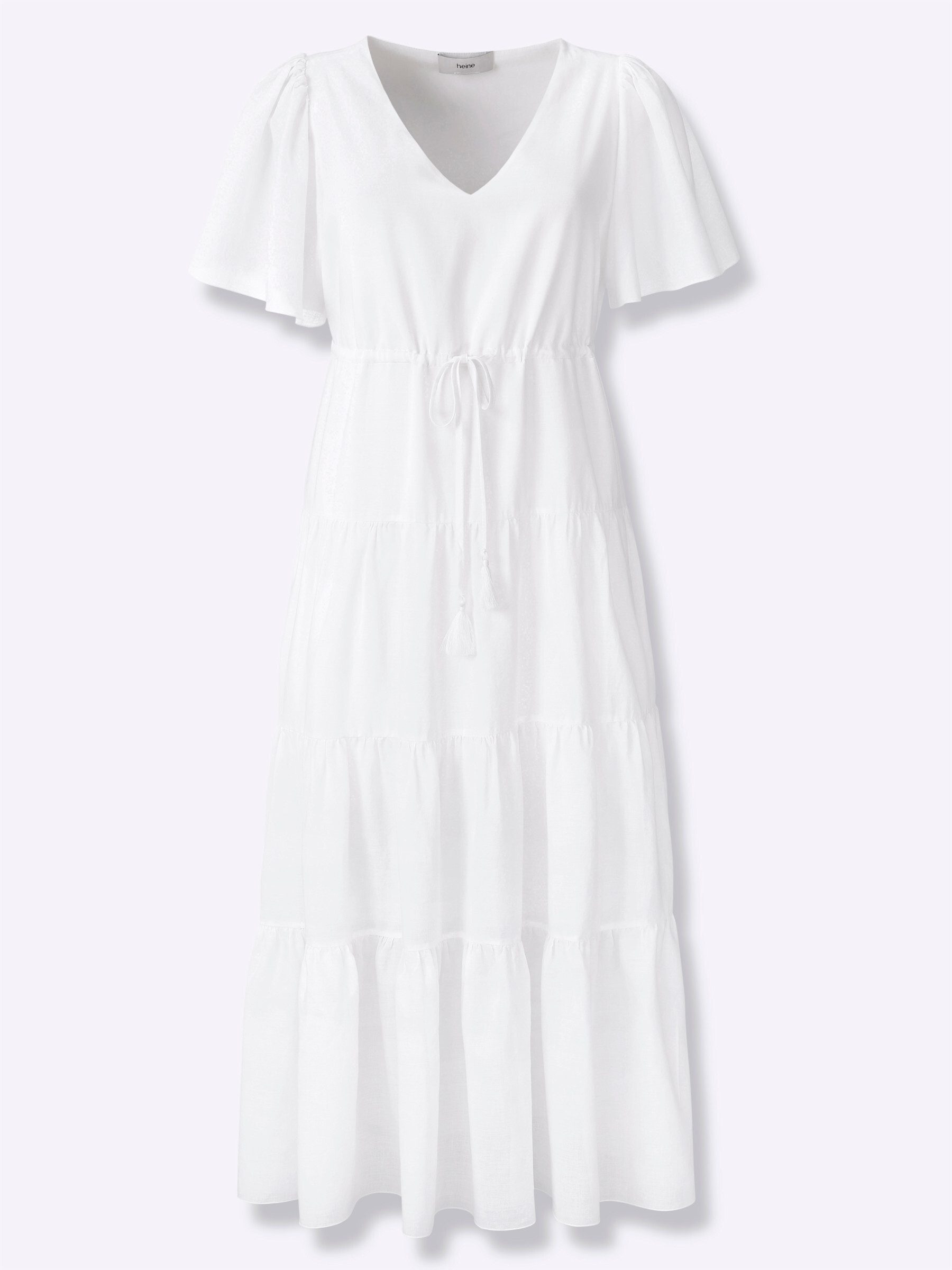 heine Etuikleid Webkleid Kurzarm