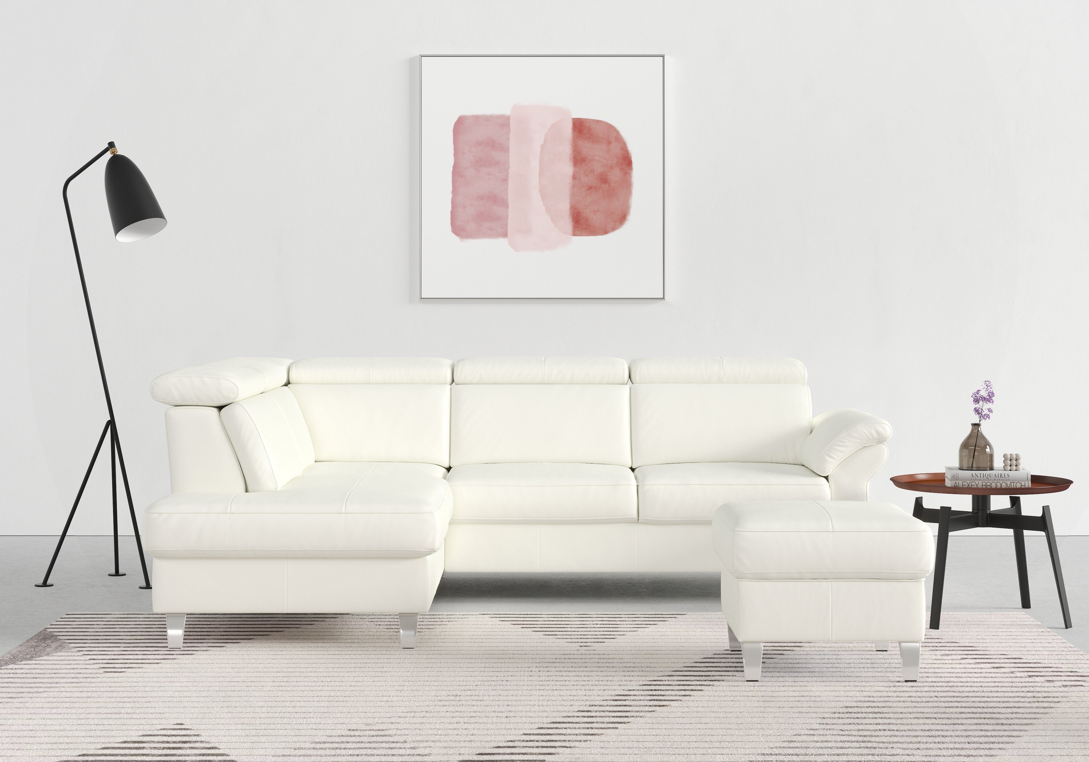 sit&more Ecksofa Arngast L-Form, inklusive Kopfteilverstellung günstig online kaufen