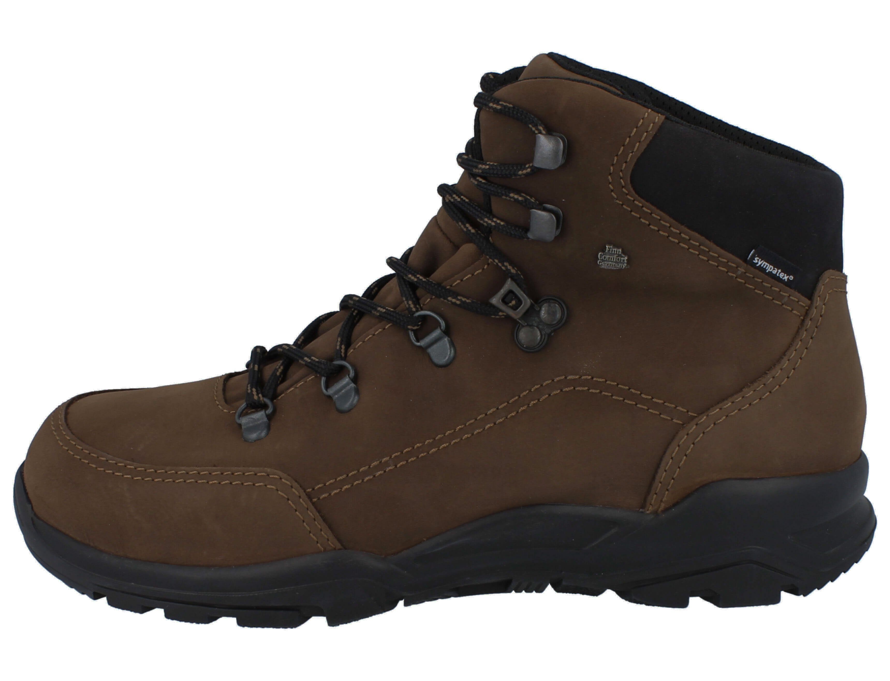 Finn Comfort FINN COMFORT Tibet Damen Herren Wanderstiefel braun Nubukleder Wanderschuh Wasserdicht