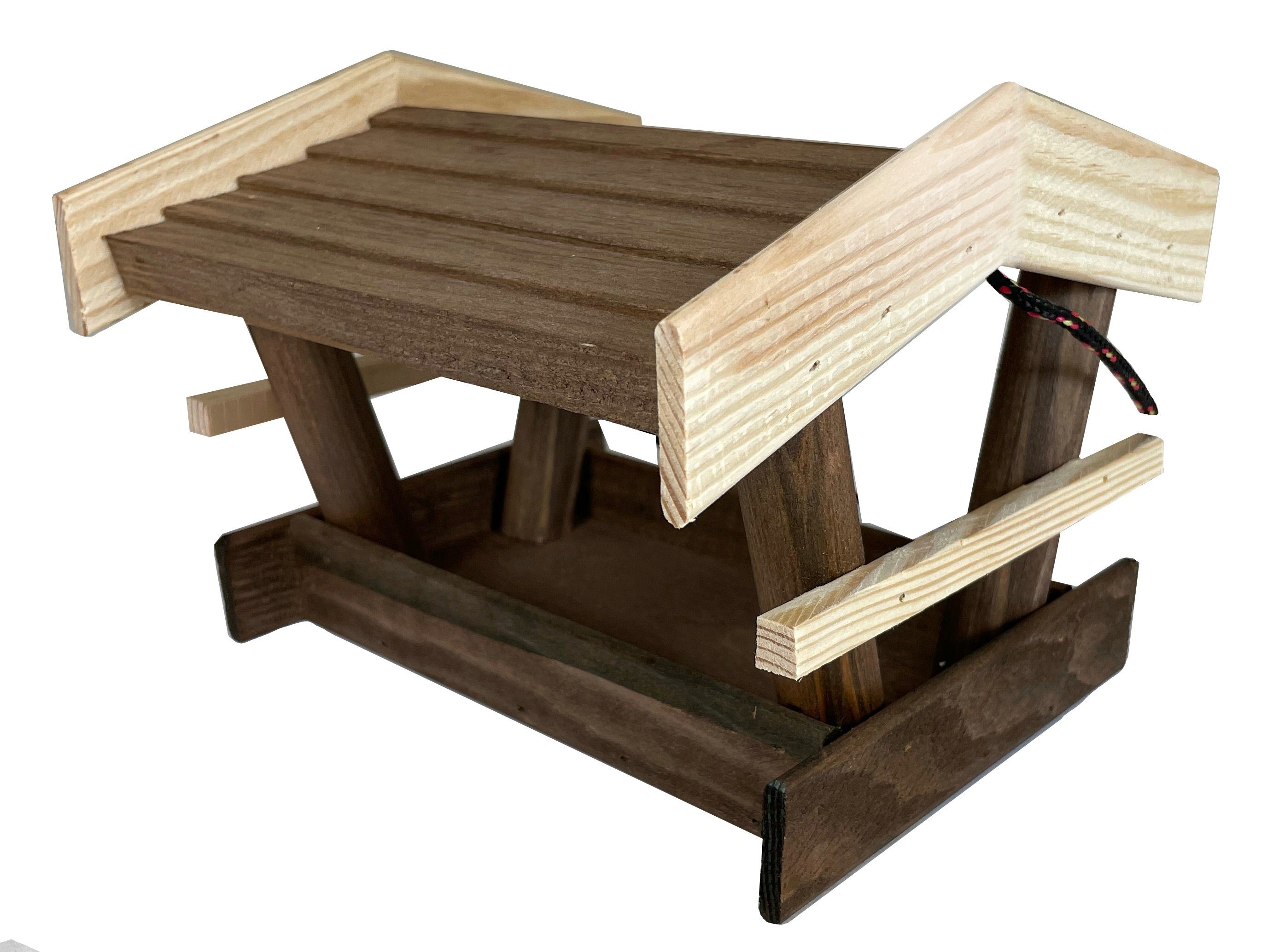 Vogelhaus Elmato 10283 Vogelhaus Wildspitz Futterhaus, 19x14x15,5cm