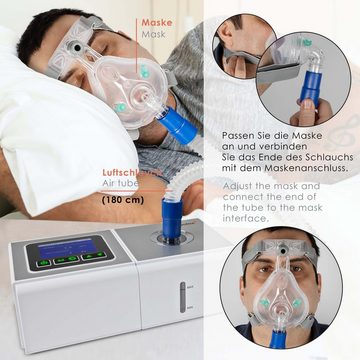 pulox Schnarchmaske Pulox ACP-25 - Auto CPAP Gerät inkl. Gesichtsmaske Gr. M - Schlafapnoe