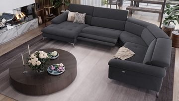 Sofanella Wohnlandschaft Wohnlandschaft STELLA Stoffbezug Sofalandschaft Ecksofa