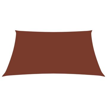 furnicato Sonnenschirm Sonnensegel Oxford-Gewebe Rechteckig 3,5x4,5 m Terrakotta-Rot