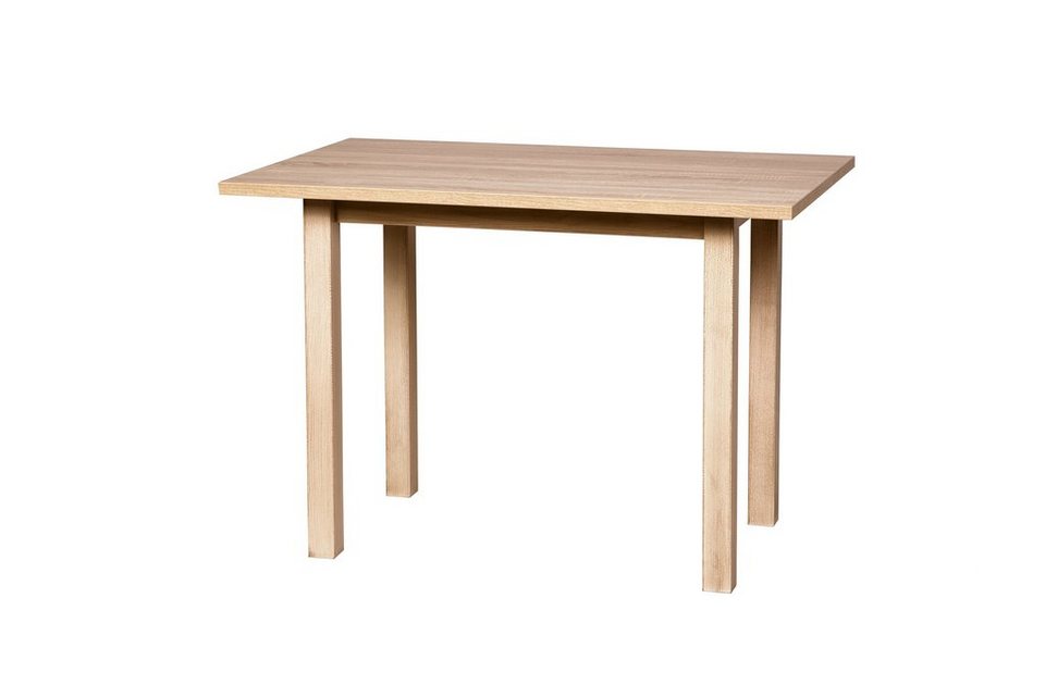 kundler home Esstisch 'Der Moderne', 4-Fuß-Tisch, 110x70 cm, Eiche  Premiumdekor