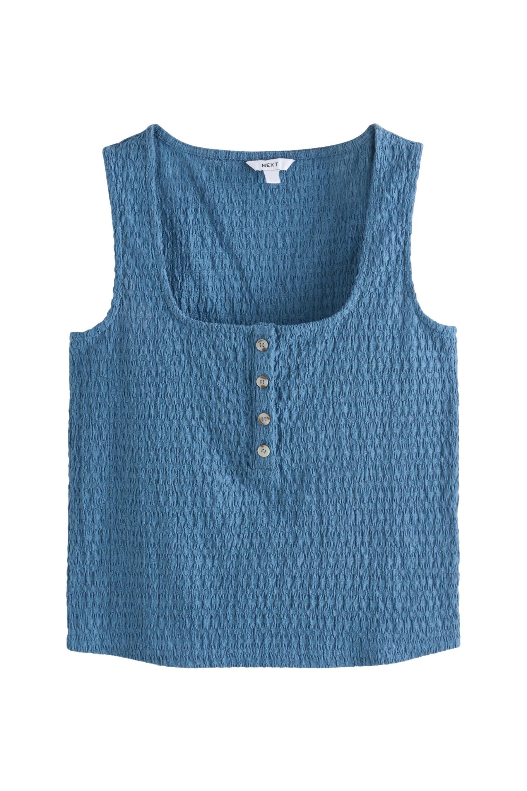 Next Trägertop Strukturiertes Tanktop mit Henleydetail günstig online kaufen