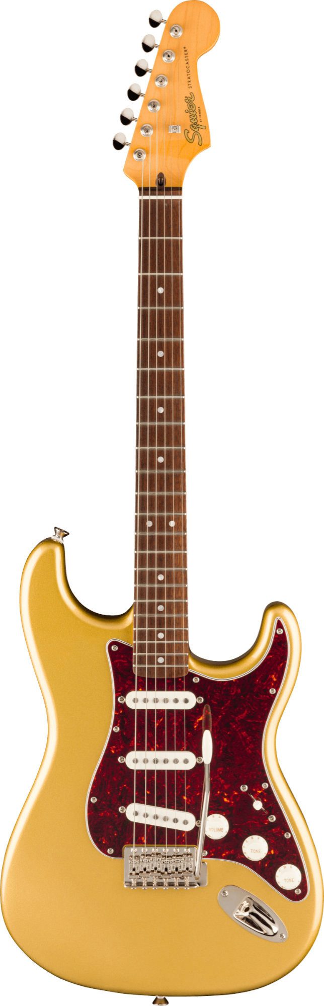 Squier E-Gitarre Limited Edition Classic Vibe 60s Stratocaster Aztec Gold, Stratocaster