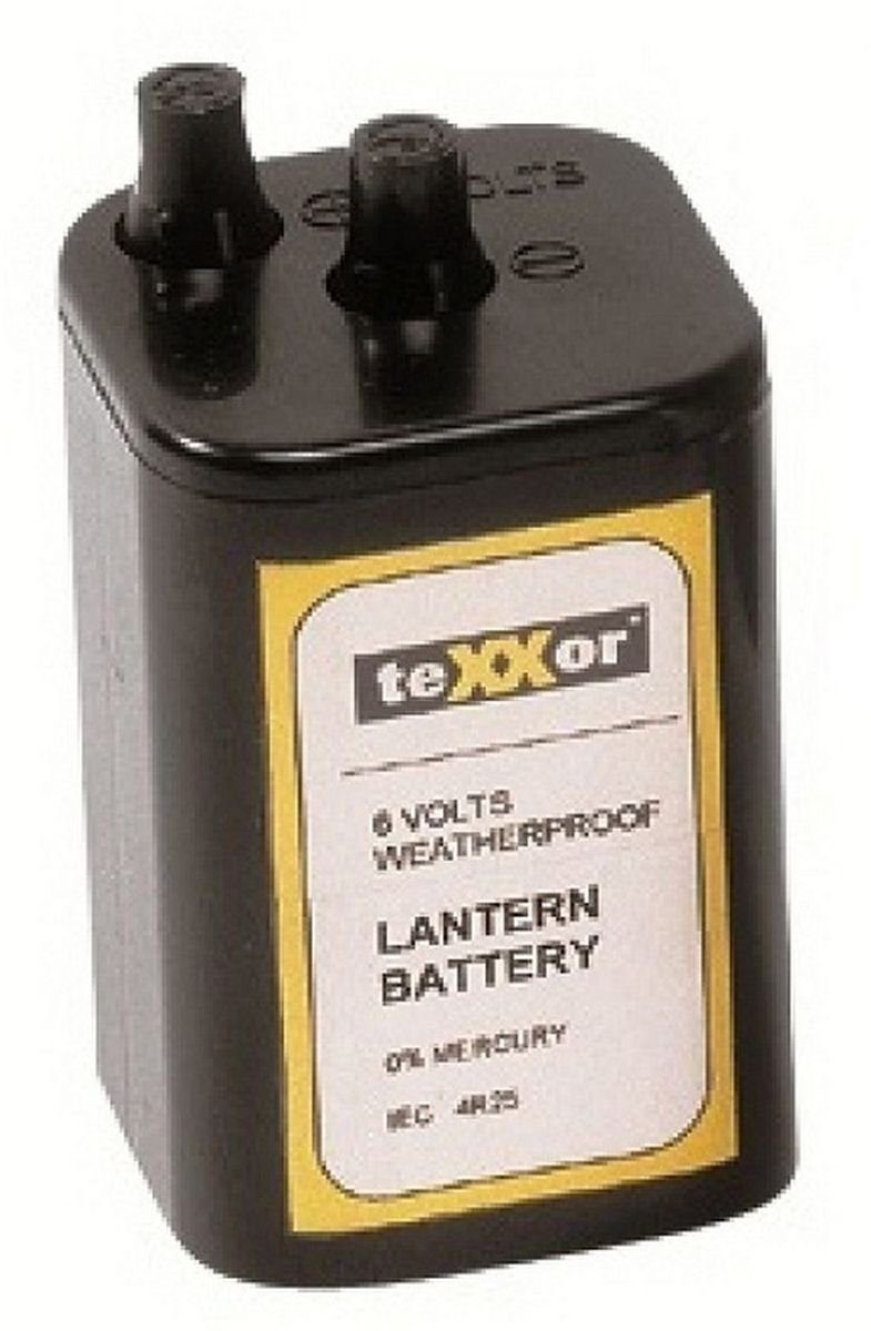 TRIZERATOP Batterie 6V Baustellen-Warnleuchte Blockbatterie Akku Batterie 6V Baustellen-Warnleuchte Blockbatterie
