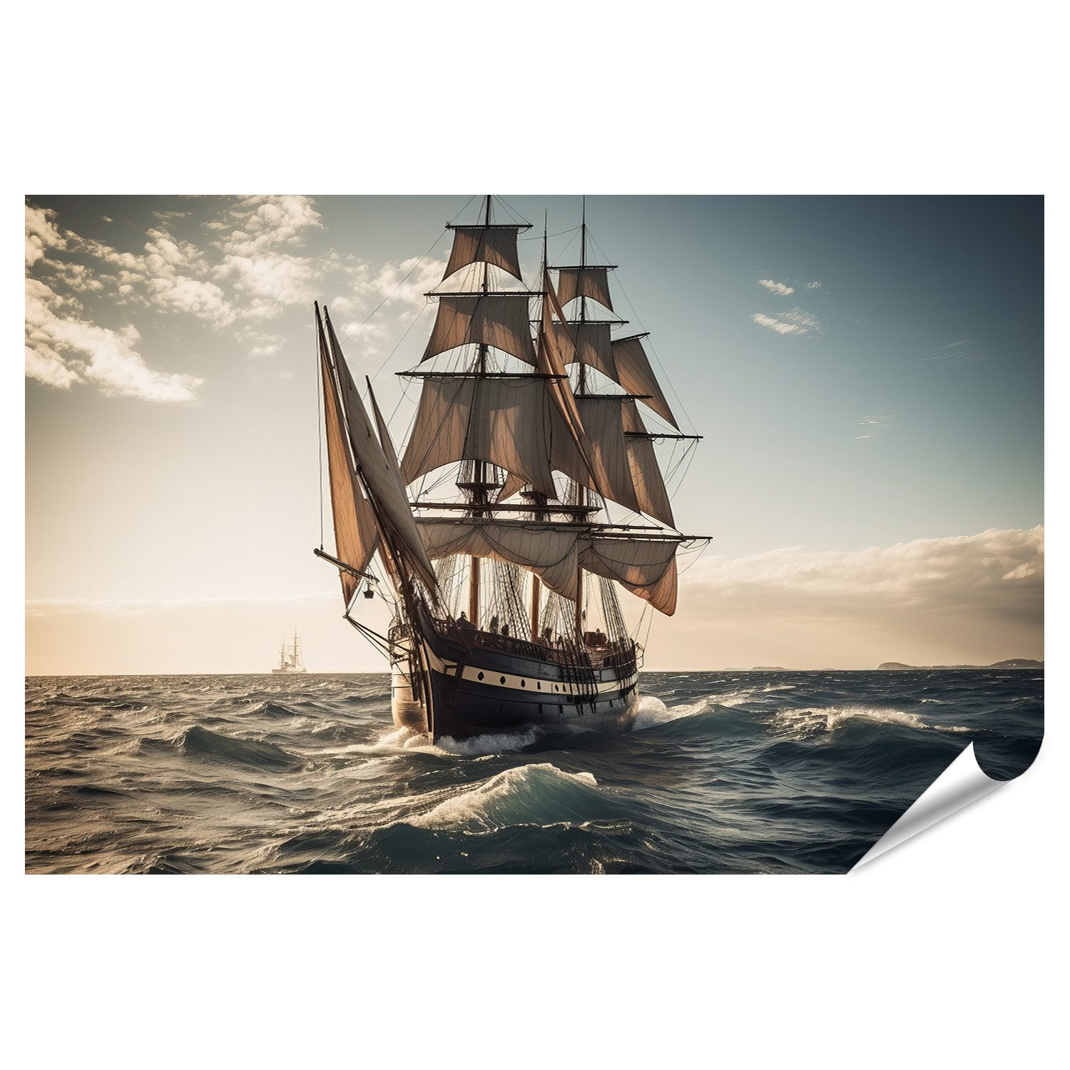 Poster Segelschiff Segeln Meer Segelschiffe Bilder