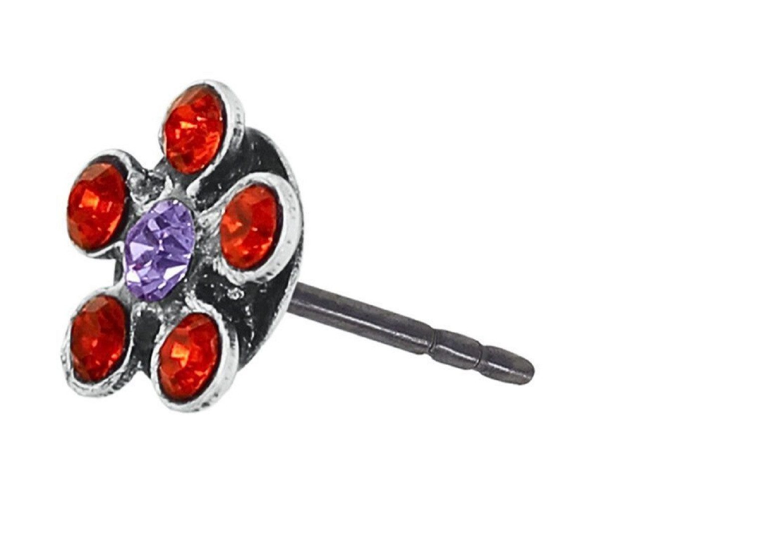 KONPLOTT Paar Ohrstecker Konplott: Ohrstecker Lost Garden - Mini Blüten-Ohrstecker