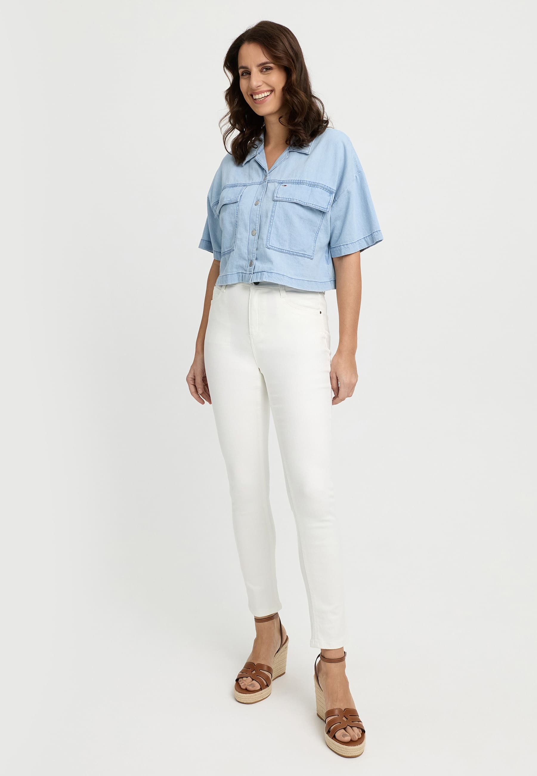 wonderjeans Straight-Jeans High Waist Straigth mit Stretch günstig online kaufen