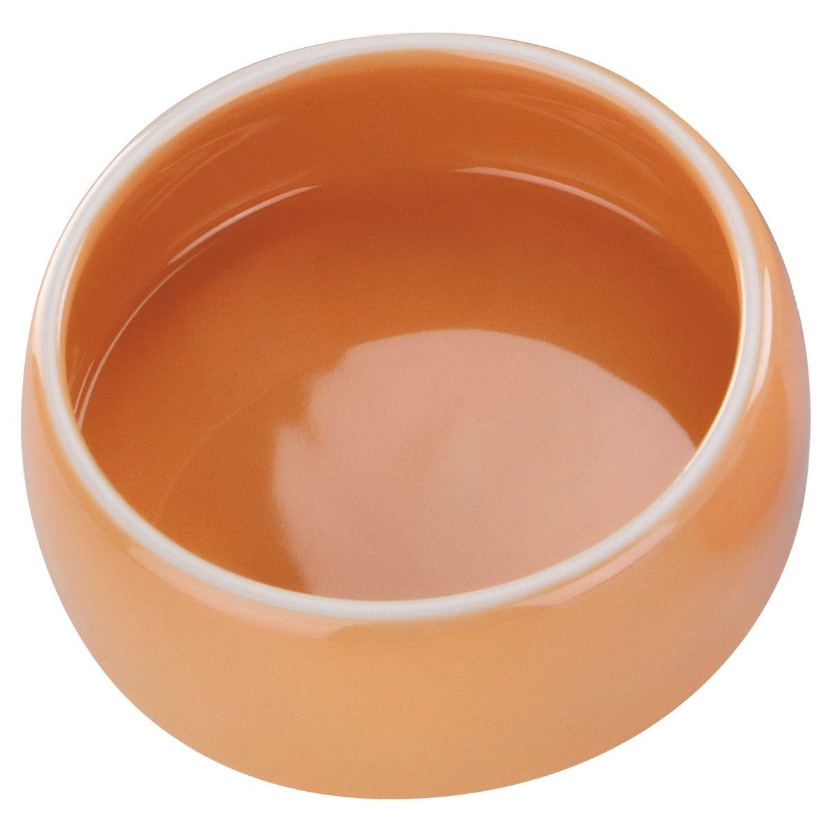 Nobby Futternapf Keramik Futtertrog orange