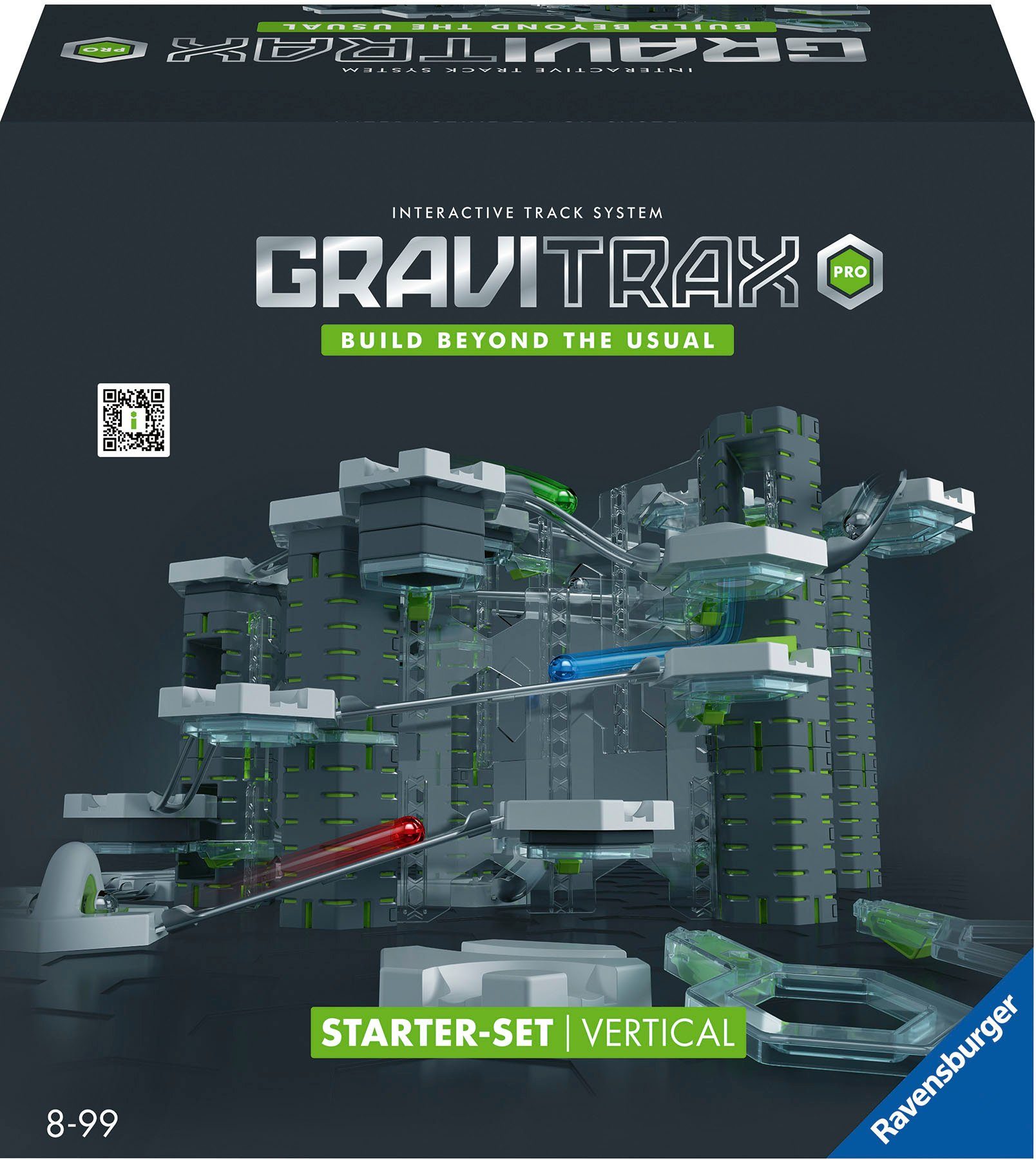 Ravensburger Kugelbahn-Bausatz GraviTrax PRO Starter-Set Vertical, Made in Europe; FSC®- schützt Wald - weltweit