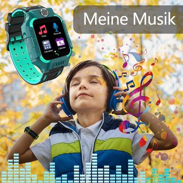 Gontence Kinder Smartwatch, Kind Uhr Gespräch MP3 Kamera und SOS Spiel Uhr Smartwatch, 1-tlg., für 3-15 Jahre alt Jungen Mädchen Geburtstags Geschenke