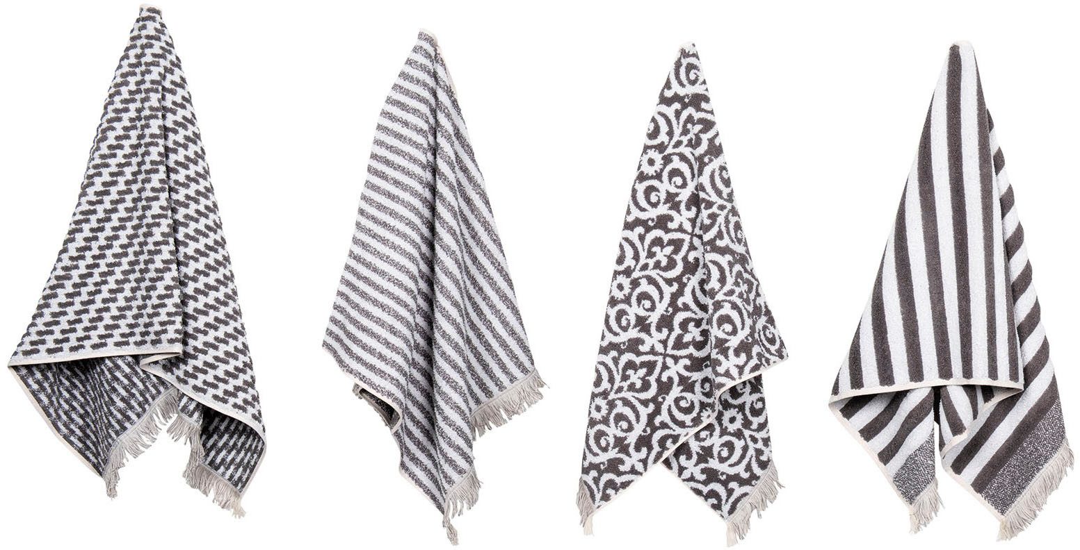 PAD Gästehandtuch FAMILY, 30x50 cm, Frottee (Set, 12-St), Made in Europe, v günstig online kaufen