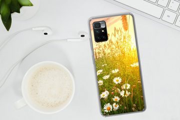 MuchoWow Handyhülle Blumen - Gänseblümchen - Natur - Sonne - Horizont, Phone Case, Handyhülle Xiaomi Redmi 10, Silikon, Schutzhülle