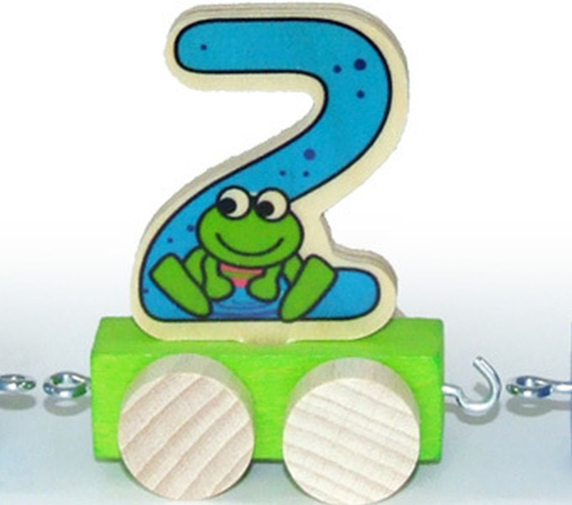 HESS SPIELZEUG Spielzeug-Auto Holzdekoration Zahlenzug Ziffer 2 BxLxH 50x30x70mm NEU