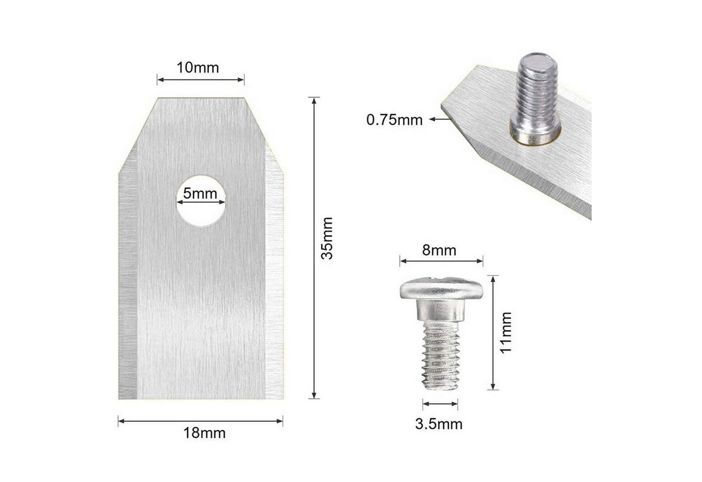 VERCO Mährobotermesser für Gardena und... VERCO Mährobotermesser für Gardena und...