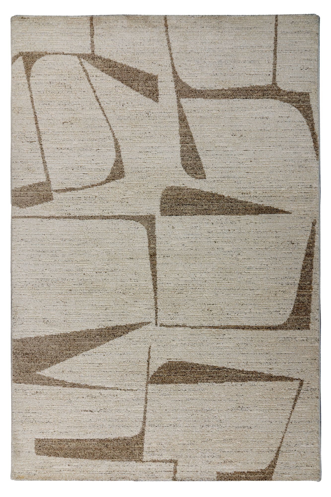 Kayoom Teppich Napoli 535, rechteckig, Höhe: 18 mm, Kurzflor, Modernes Muster, Fußbodenheizungsgeeignet, Wohnzimmer