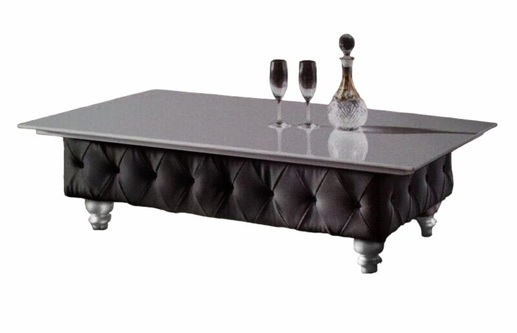 JVmoebel Wohnzimmertisch Eleganter Designer Couchtisch Chesterfield für Wohnzimmer SOFORT (1-St., Couchtisch), Made in Europa