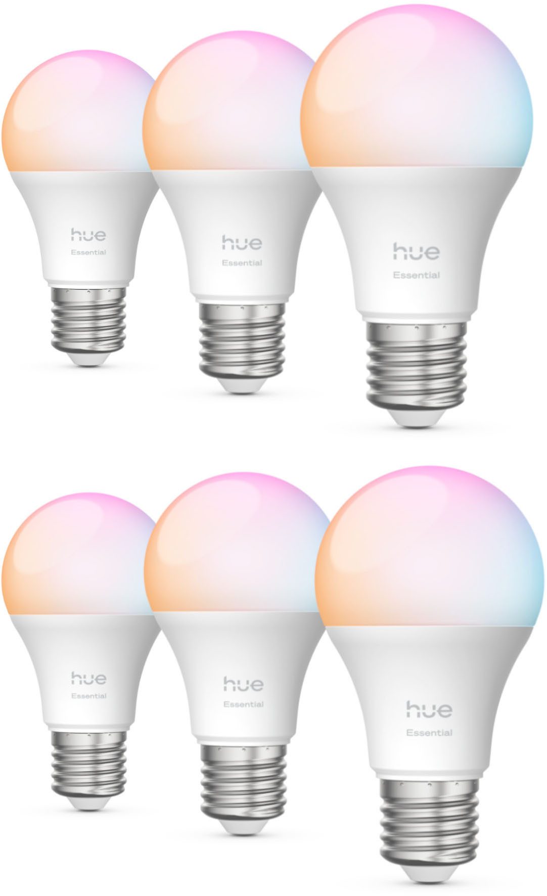 Philips Hue LED-Leuchtmittel Essential White & Color Ambiance smarte Lampe, günstig online kaufen