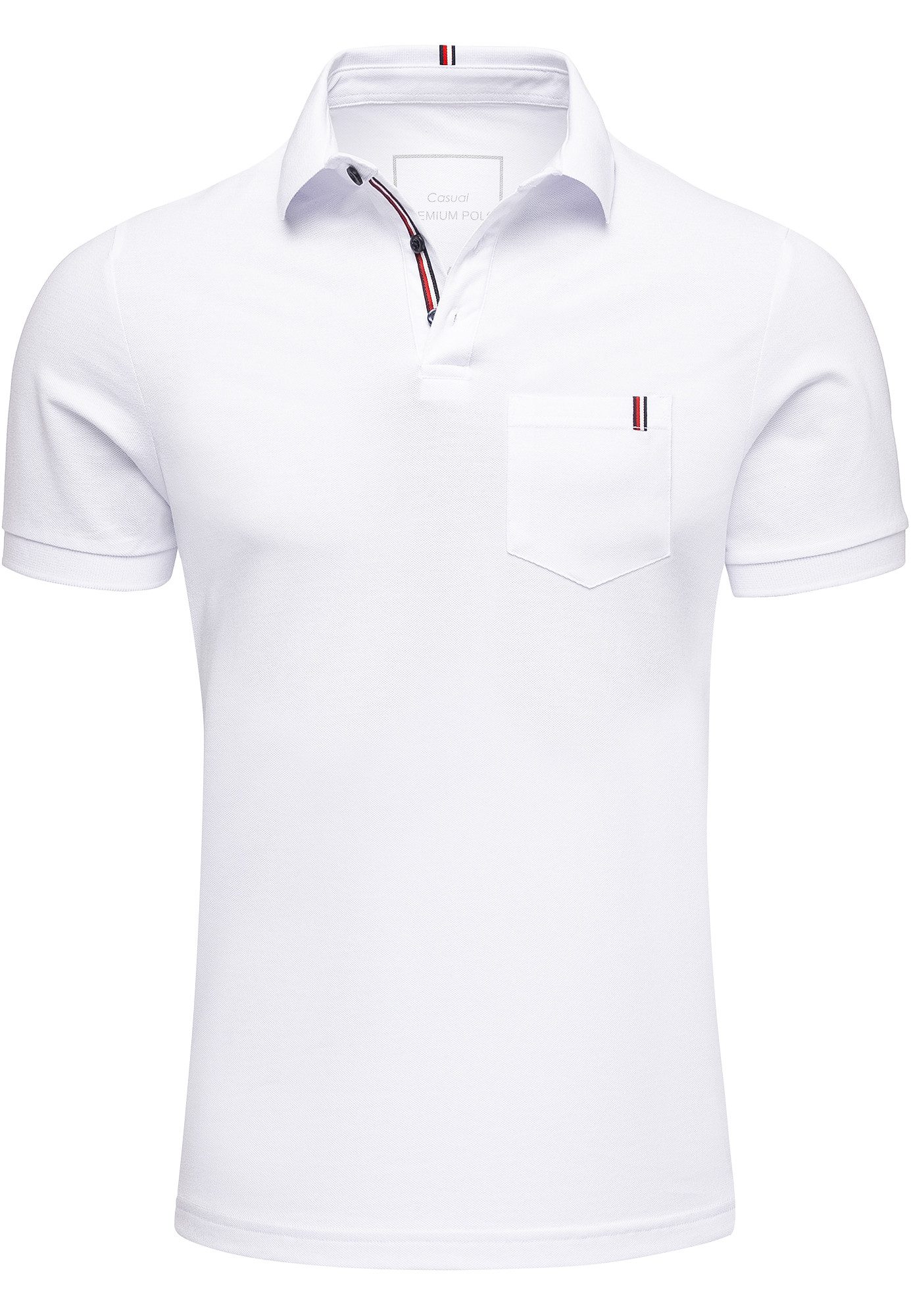 Amaci&Sons Poloshirt DEARBORN Poloshirt Herren Kurzarm günstig online kaufen