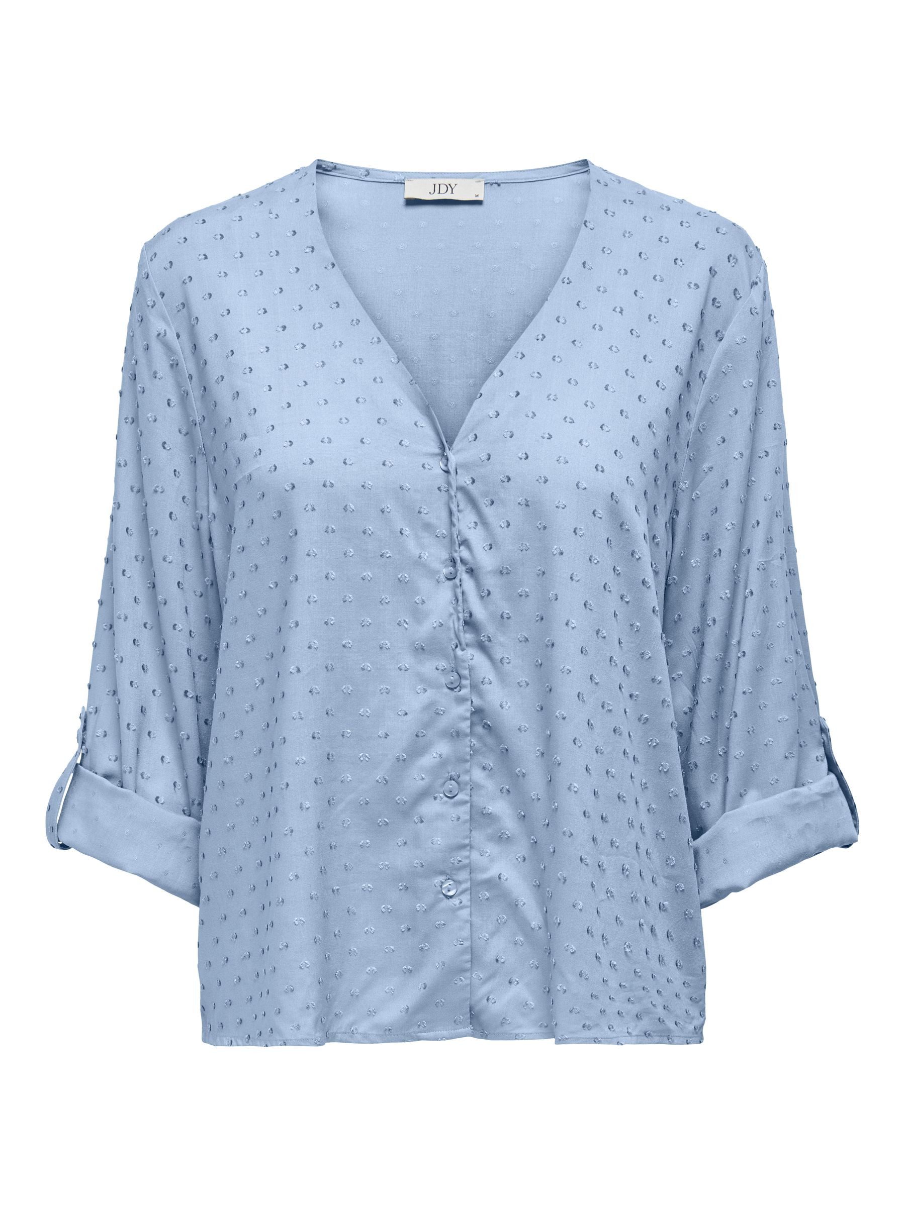 JACQUELINE de YONG Blusenshirt Haifischkragen Knopfleiste günstig online kaufen