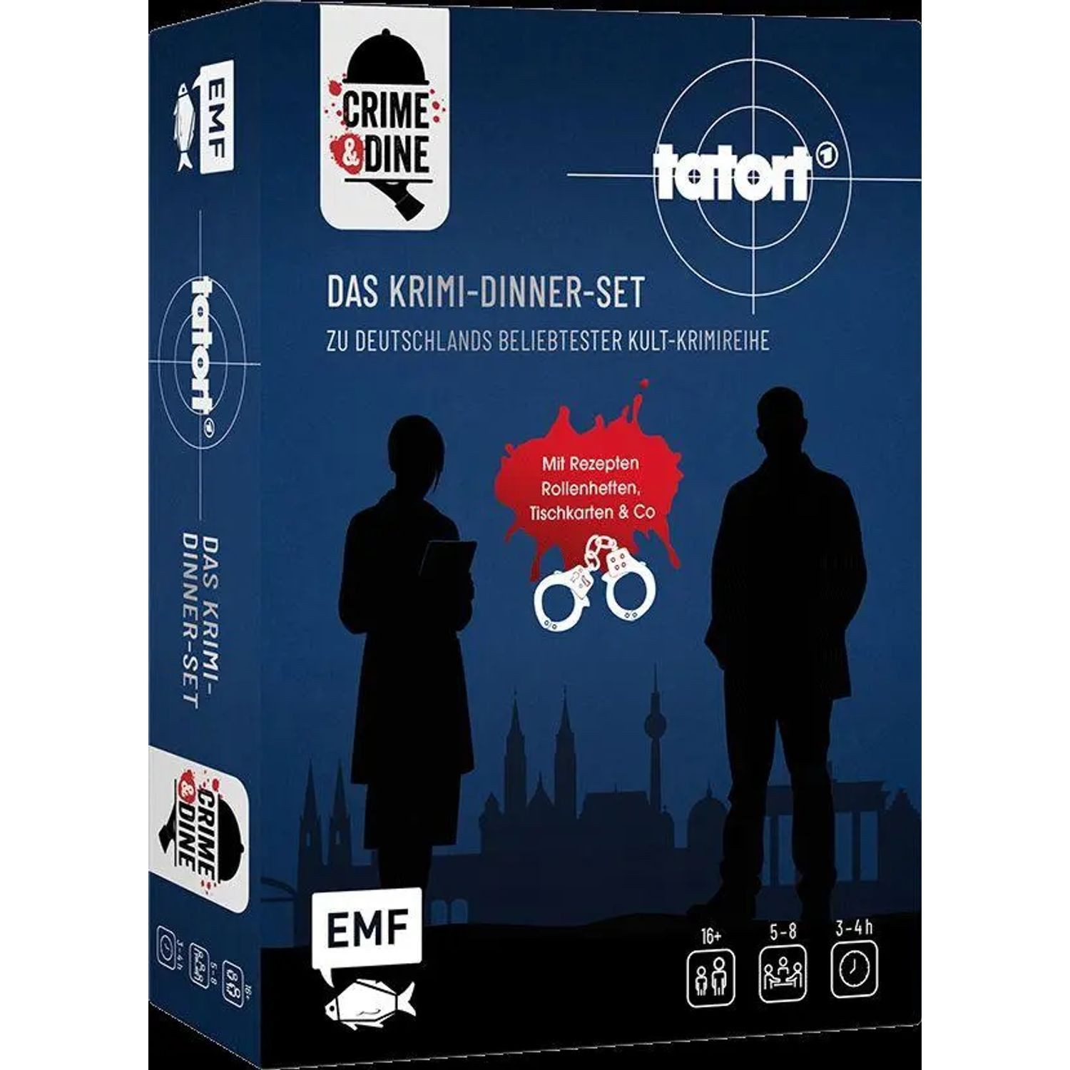 Michael Fischer Spiel Crime & Dine - Tatort - Das Krimi-Dinner-Set zu Deutschlands...