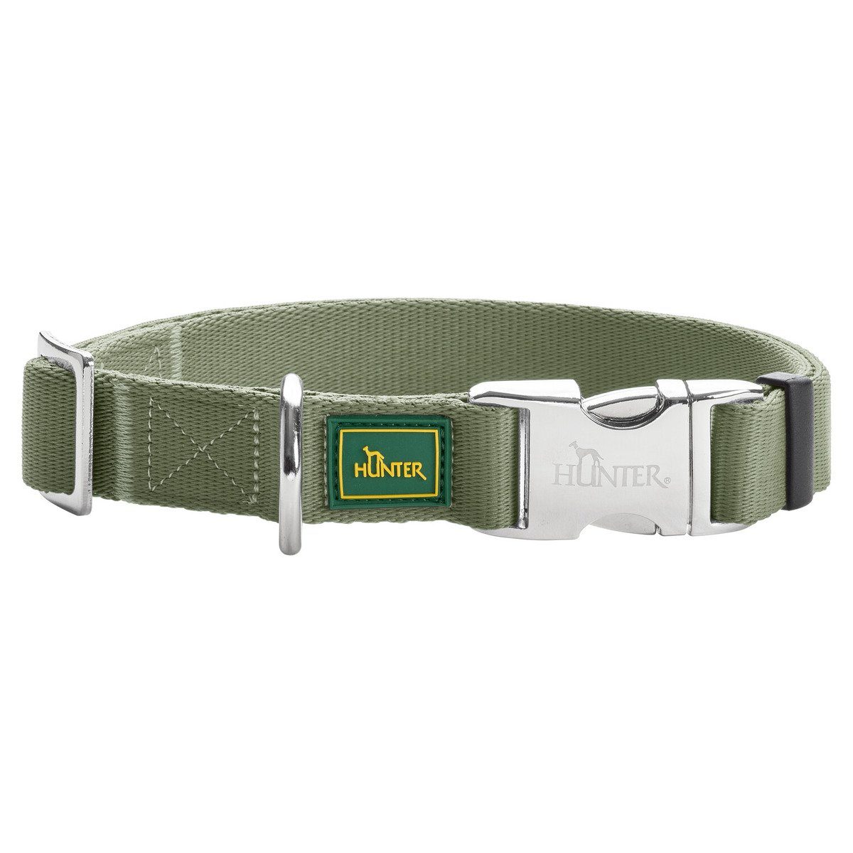 Hunter Tierbedarf Hunde-Halsband Halsband Inari Alu-Strong lindgrün