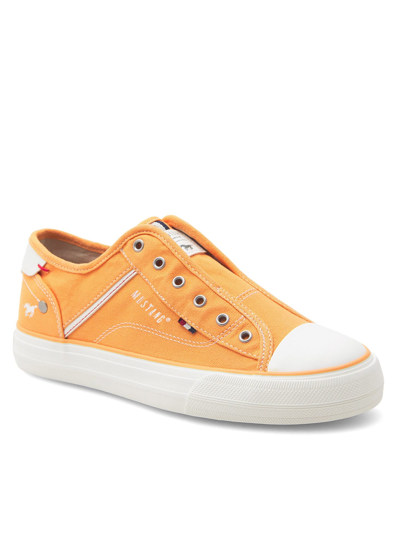 MUSTANG Sneakers aus Stoff 1272-402-61 Orange Sneaker