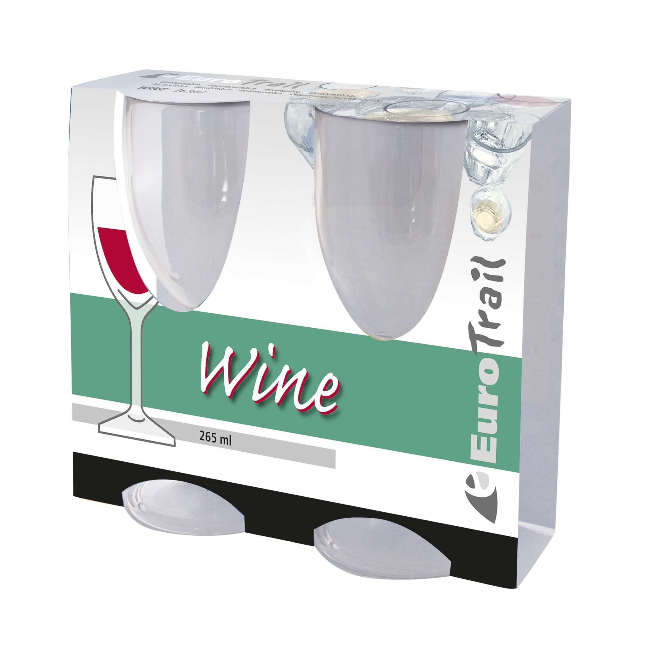 Weinglas Eurotrail Wein Glas 265 ml