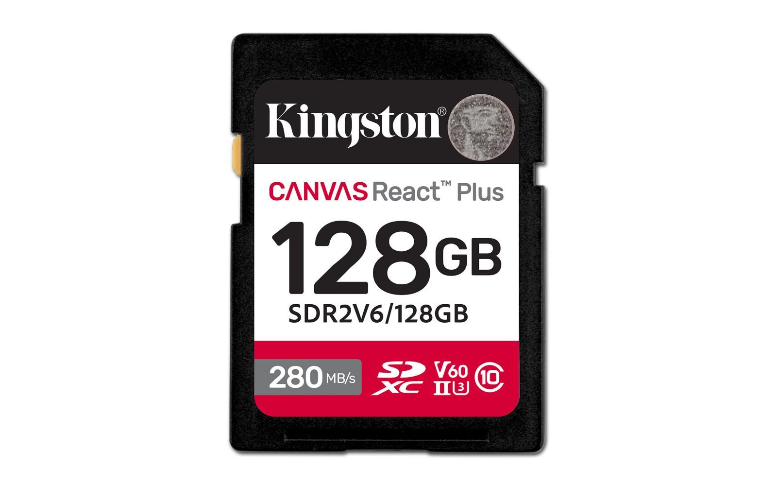 Kingston Technology 128GB Canvas React Plus SDXC UHS-II 280R/100W U3 V60 for... Speicherkarte