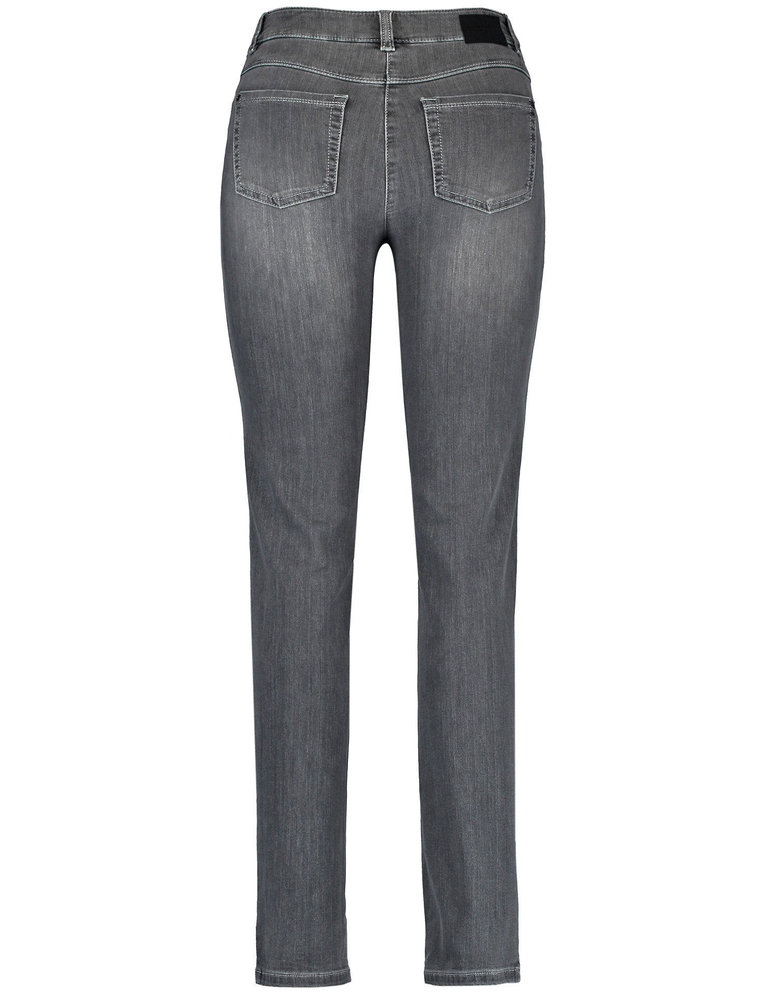 Slimfit Denim mit Stretch-Jeans GERRY 5-Pocket Jeans WEBER Kurzgröße use Best4me Anthra