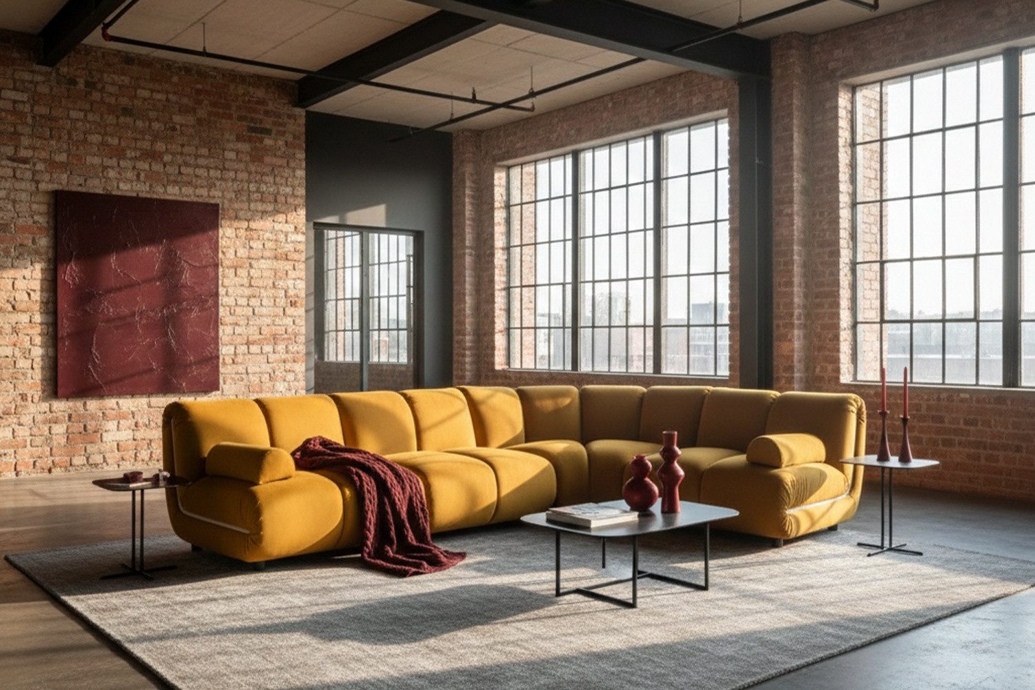 KAWOLA Sofa LAYLA – Modulares Sofa 4-tlg. – Ecksofa Samt – wandelbare Couch, Flexibel kombinierbar, bequemer Velvet-Bezug, hoher Sitzkomfort
