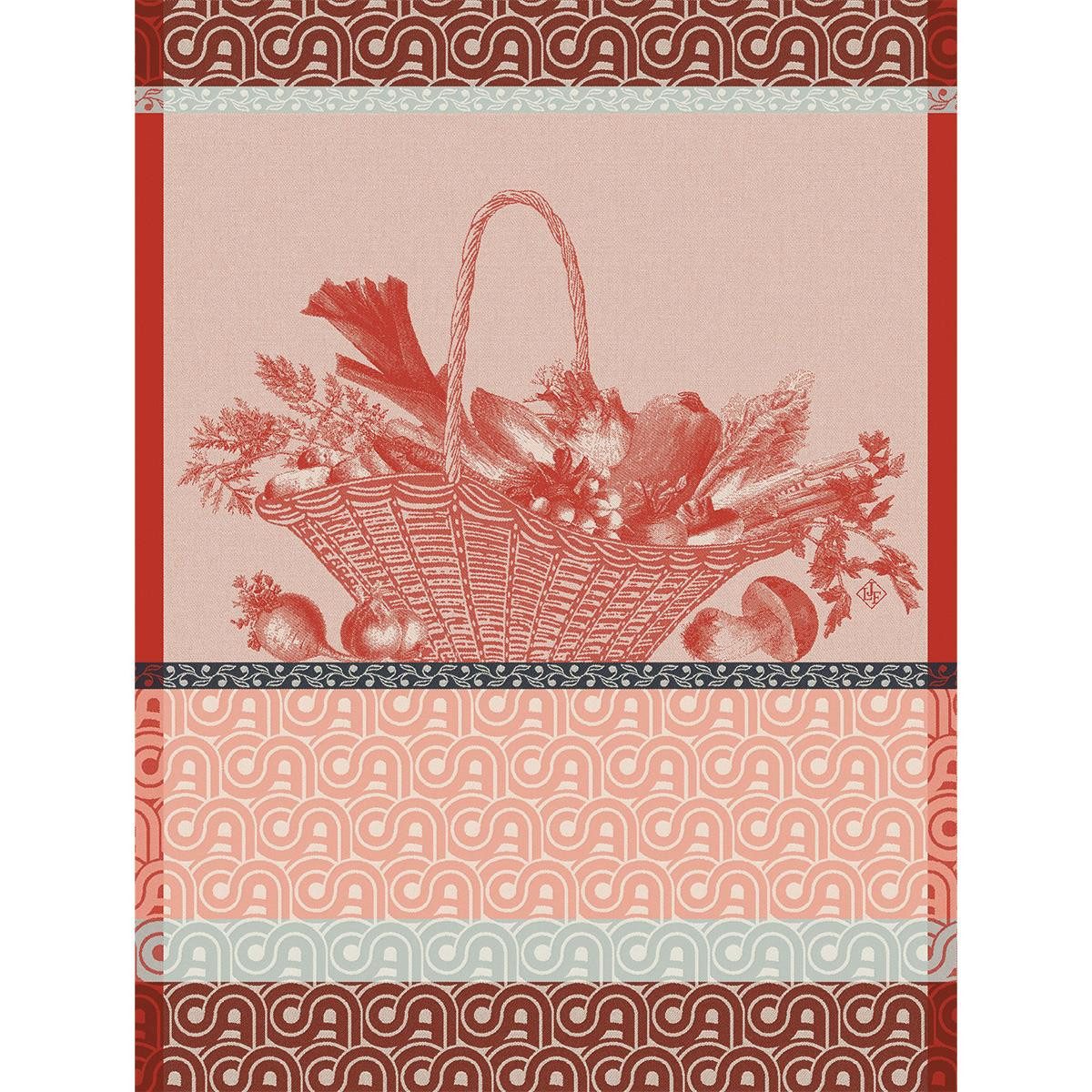 Le Jacquard Francais Geschirrtuch Geschirrtuch Potager d´hiver Betterave 60x80 cm, (1-tlg., 1 x Geschirrtuch), jacquard-gewebt