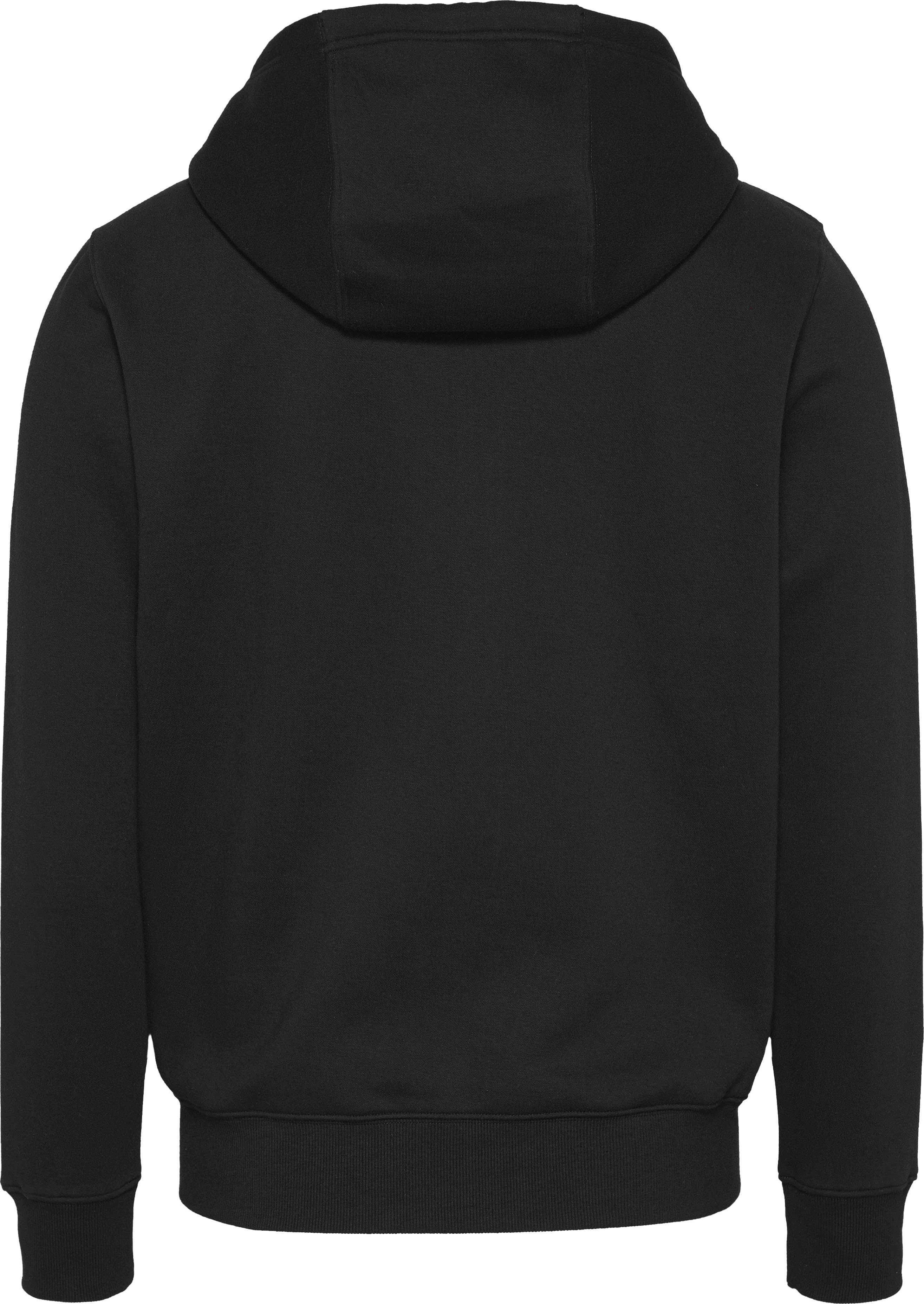 Tommy Jeans ZIP REGULAR HOODIE TJM Kapuzensweatjacke FLEECE Black