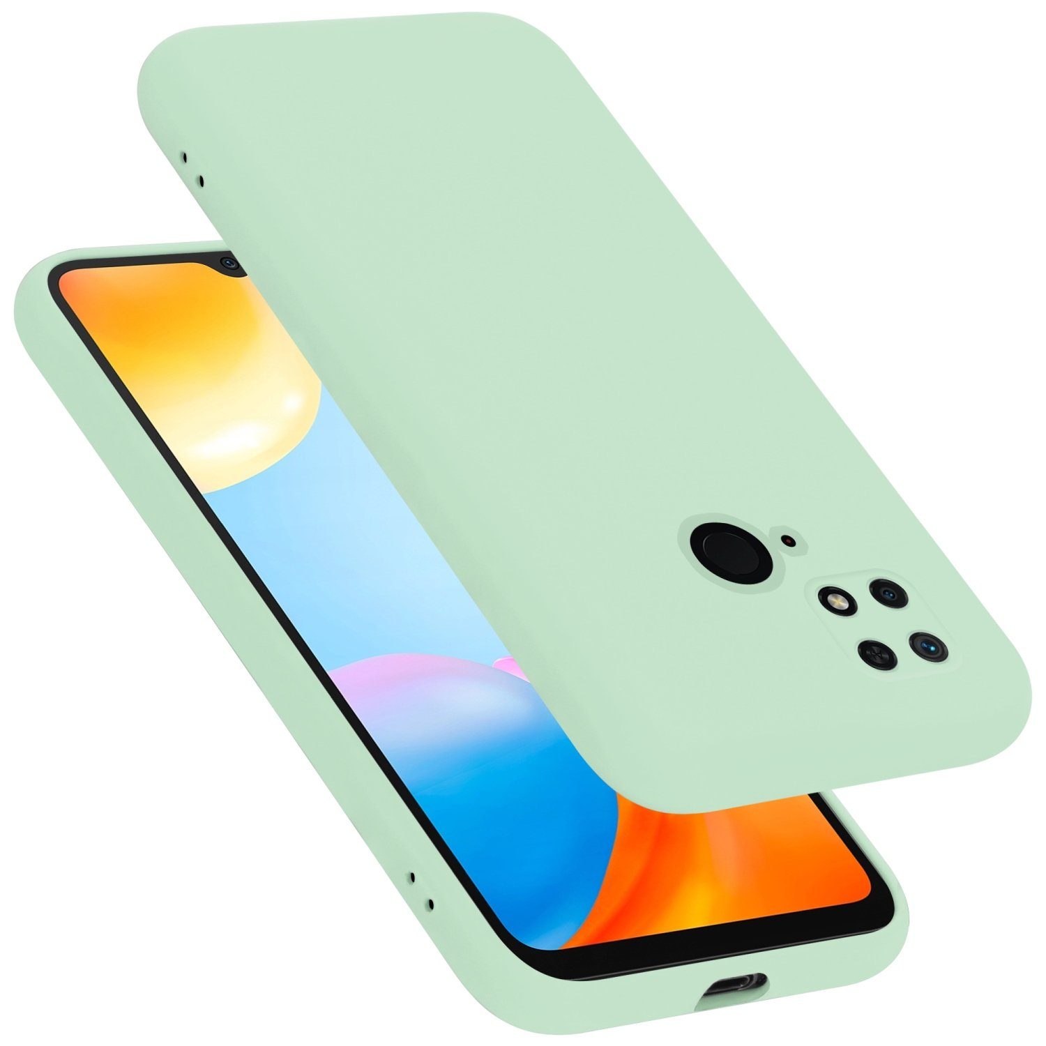 Cadorabo Handyhülle für Xiaomi RedMi 10C / POCO C40 Hülle Xiaomi RedMi 10C / POCO C40, Flexible Hülle TPU Silikon Schutzhülle Back Cover Case