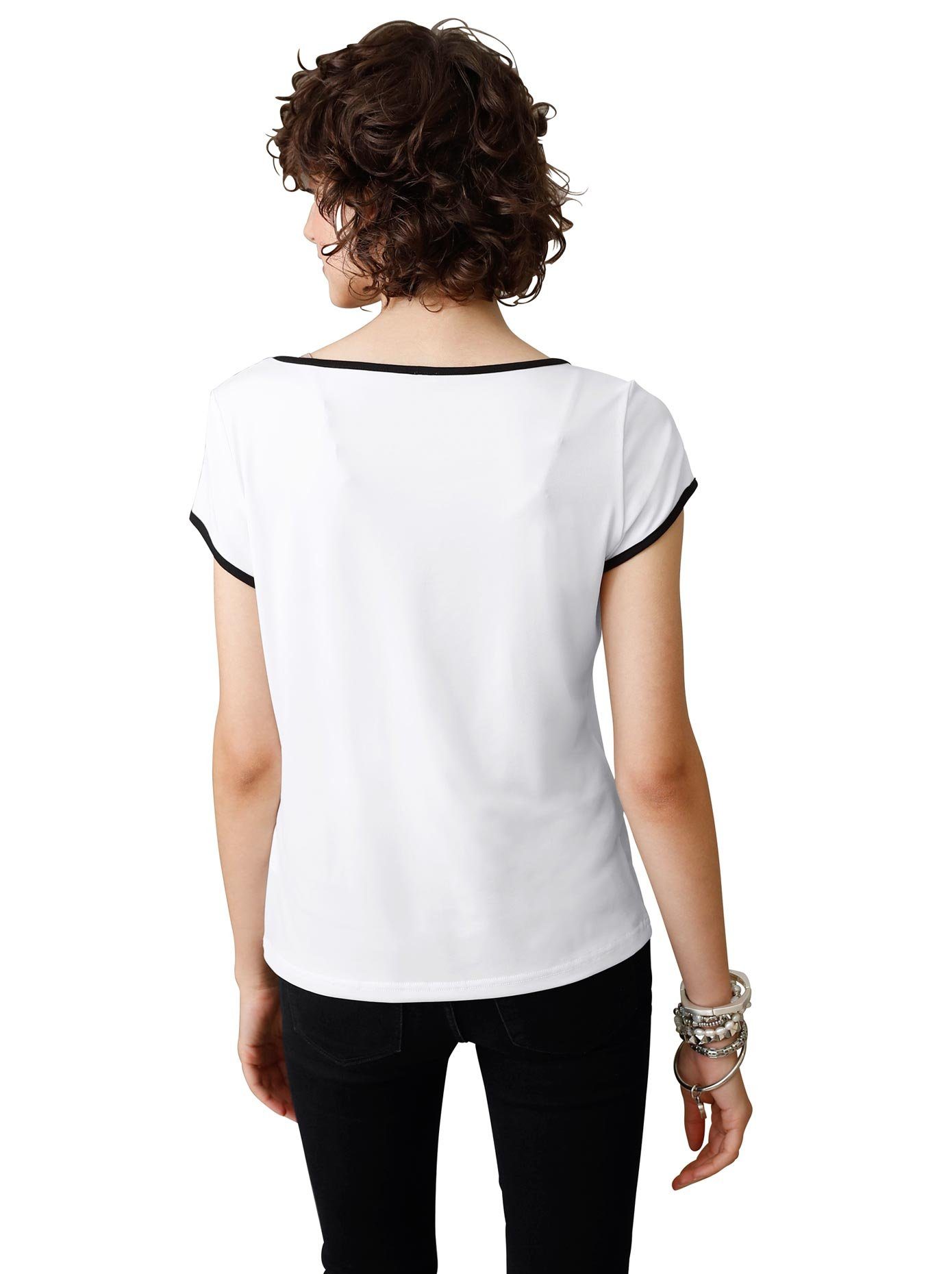 Damen Shirts Inspirationen Kurzarmshirt Shirt (1-tlg)