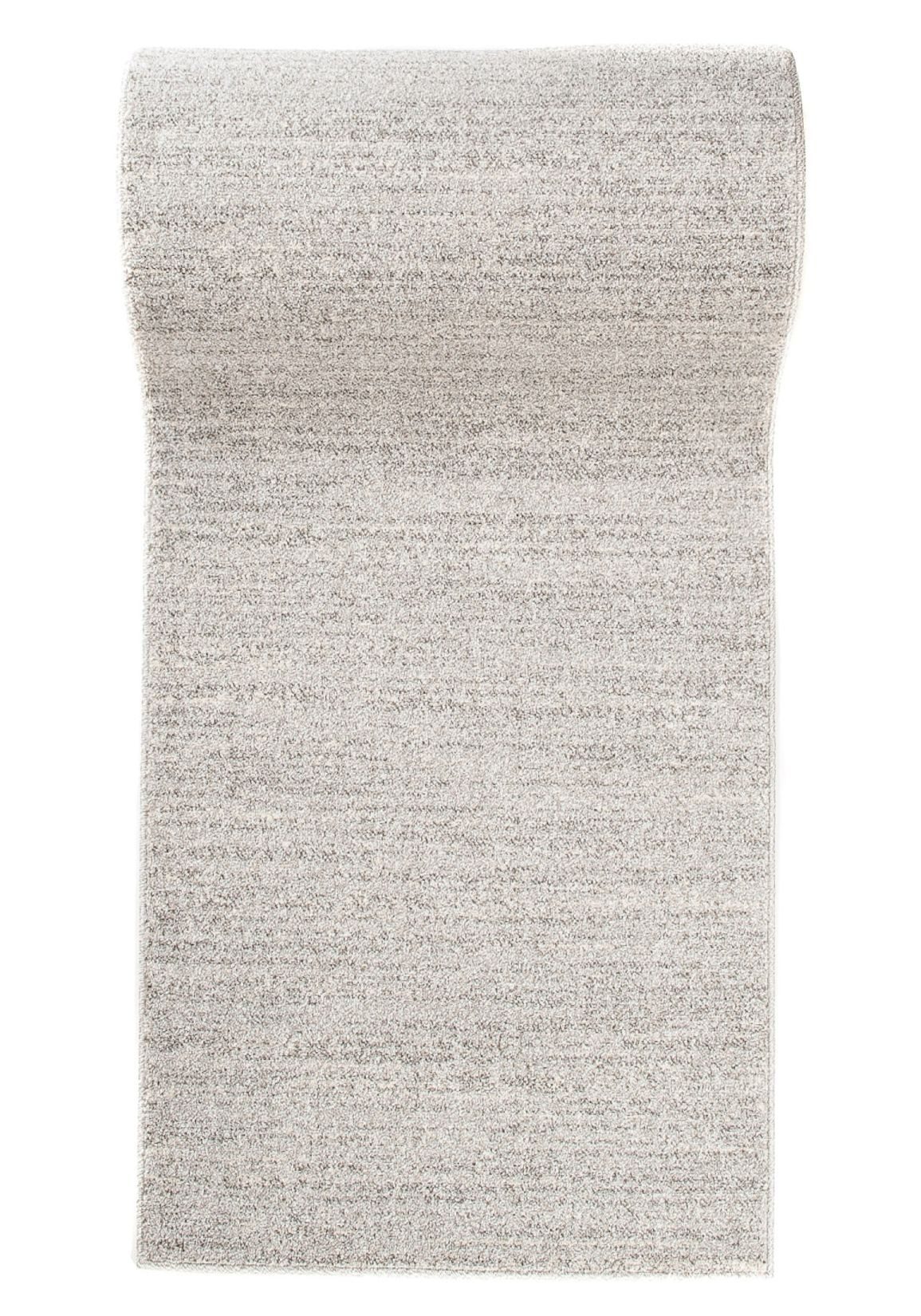 Mazovia Läufer Läufer Retro Einfarbig Bordüre Braun Grau Flur, Schlafzimmer, Diele, 60 x 100 cm, Fußbodenheizung