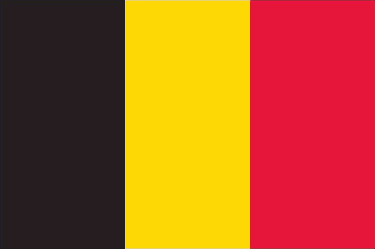 flaggenmeer Flagge Flagge Belgien 110 g/m² Querformat