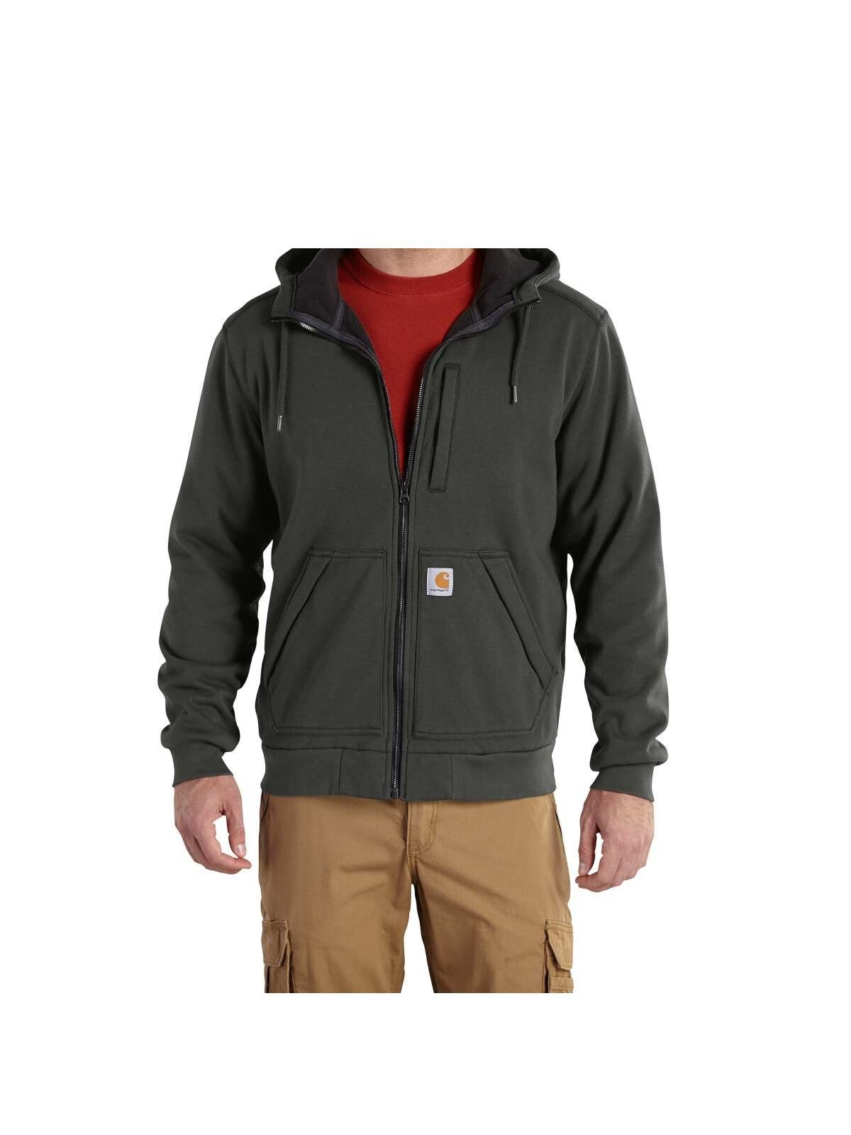 Carhartt Sweatjacke Carhartt Sweatshirt oliv günstig online kaufen