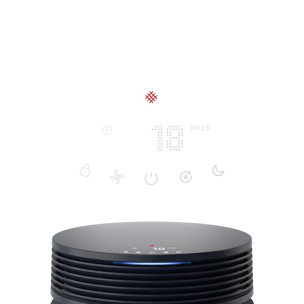 Blueair Luftreiniger Blue Signature Air Purifier Dark