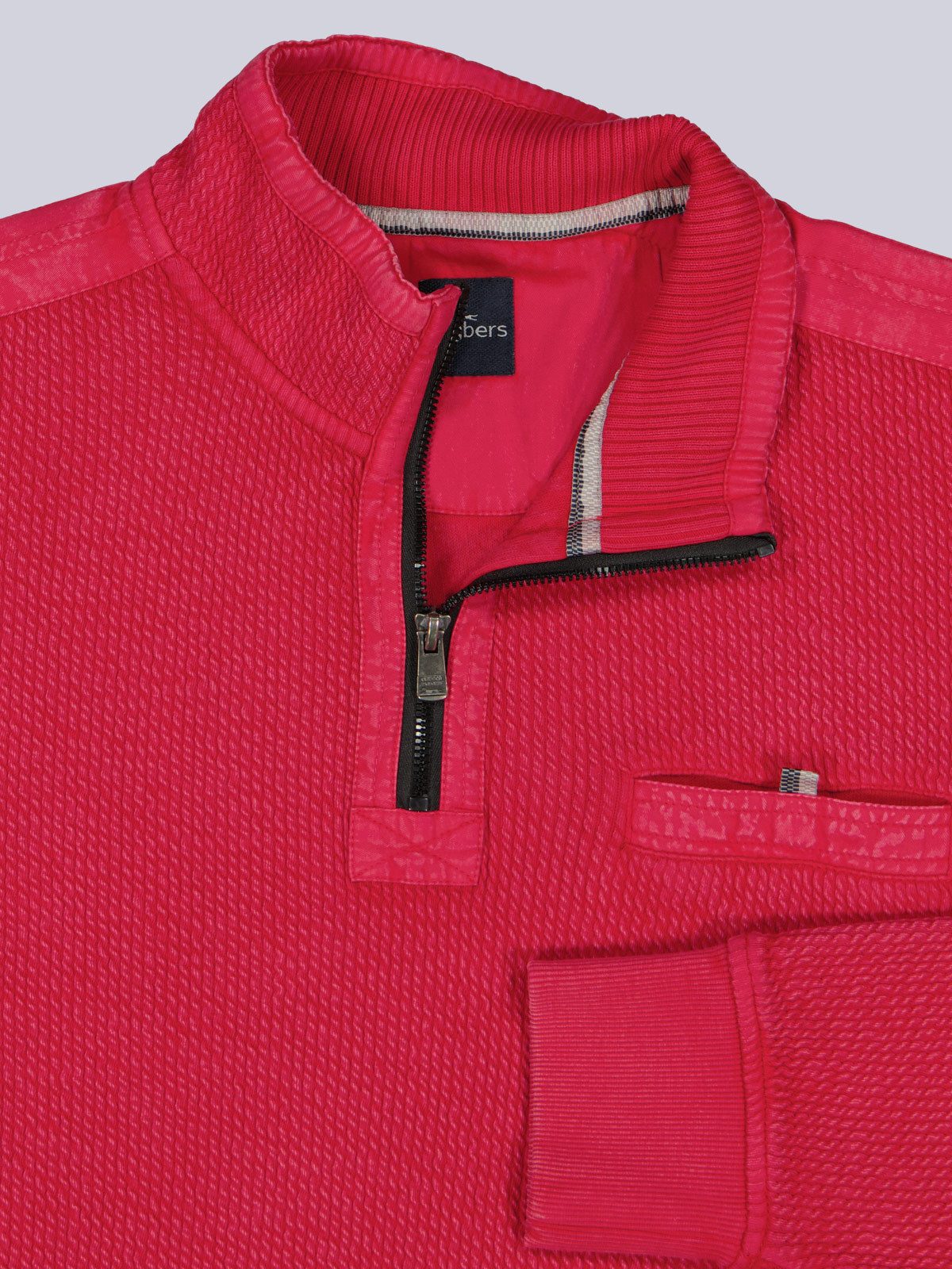 Engbers Sweatshirt Herren Sweatshirt strukturiert, Rot