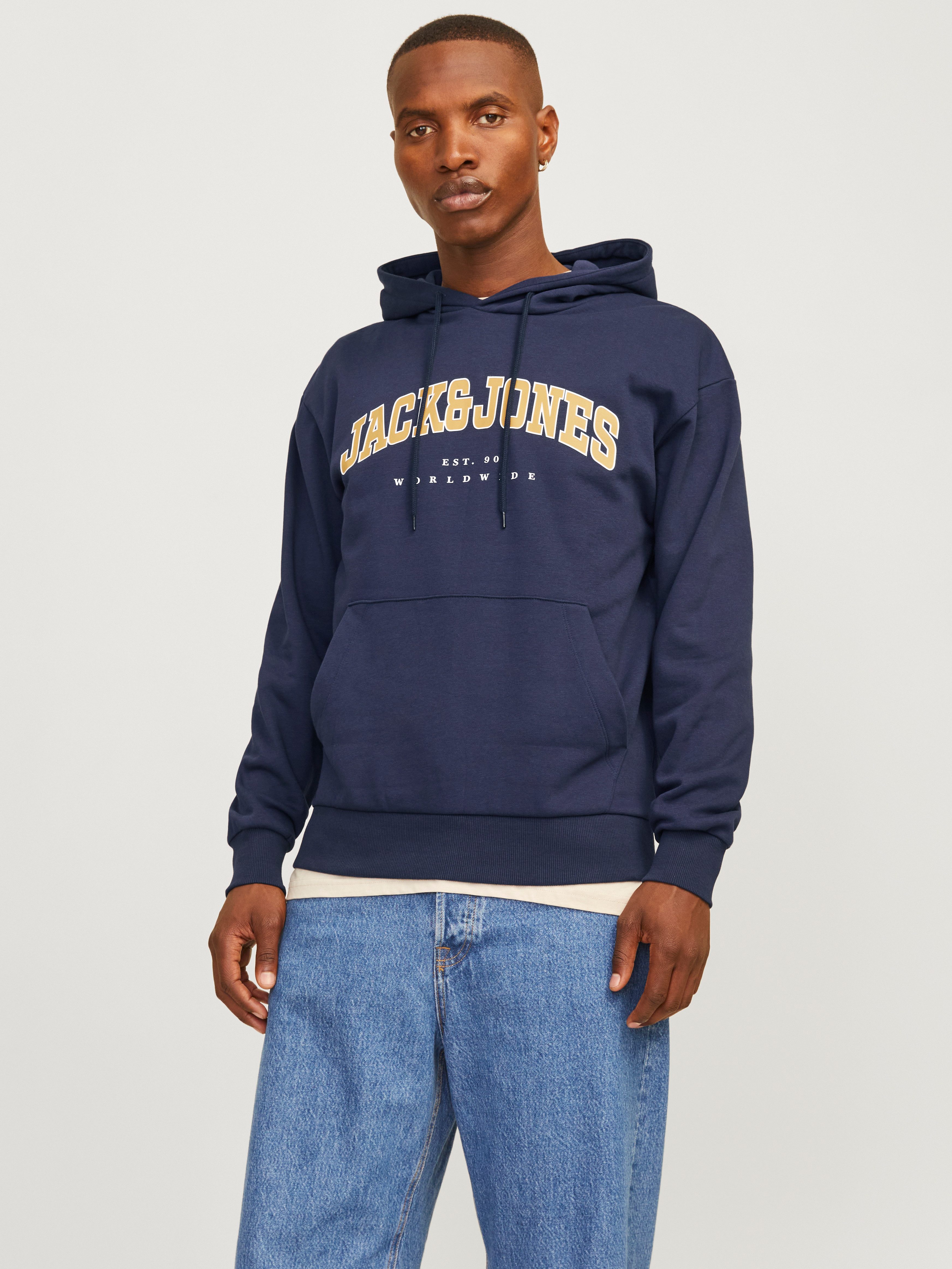 Kapuzensweatshirt JJECALEB VARSITY SWEAT HOOD NOOS