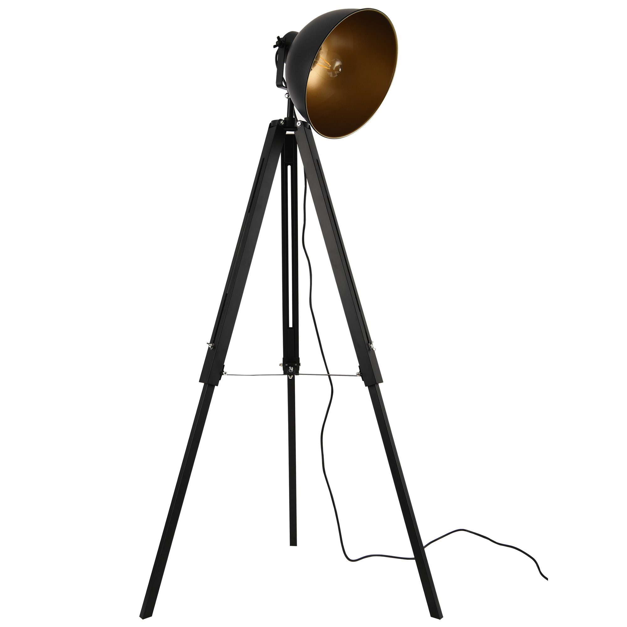 lux.pro Stehlampe, ohne Leuchtmittel, »Boston« im Scheinwerfer Design. Reduzierter Preis € 75,99. Unverbindliche Preisempfehlung € 87,99