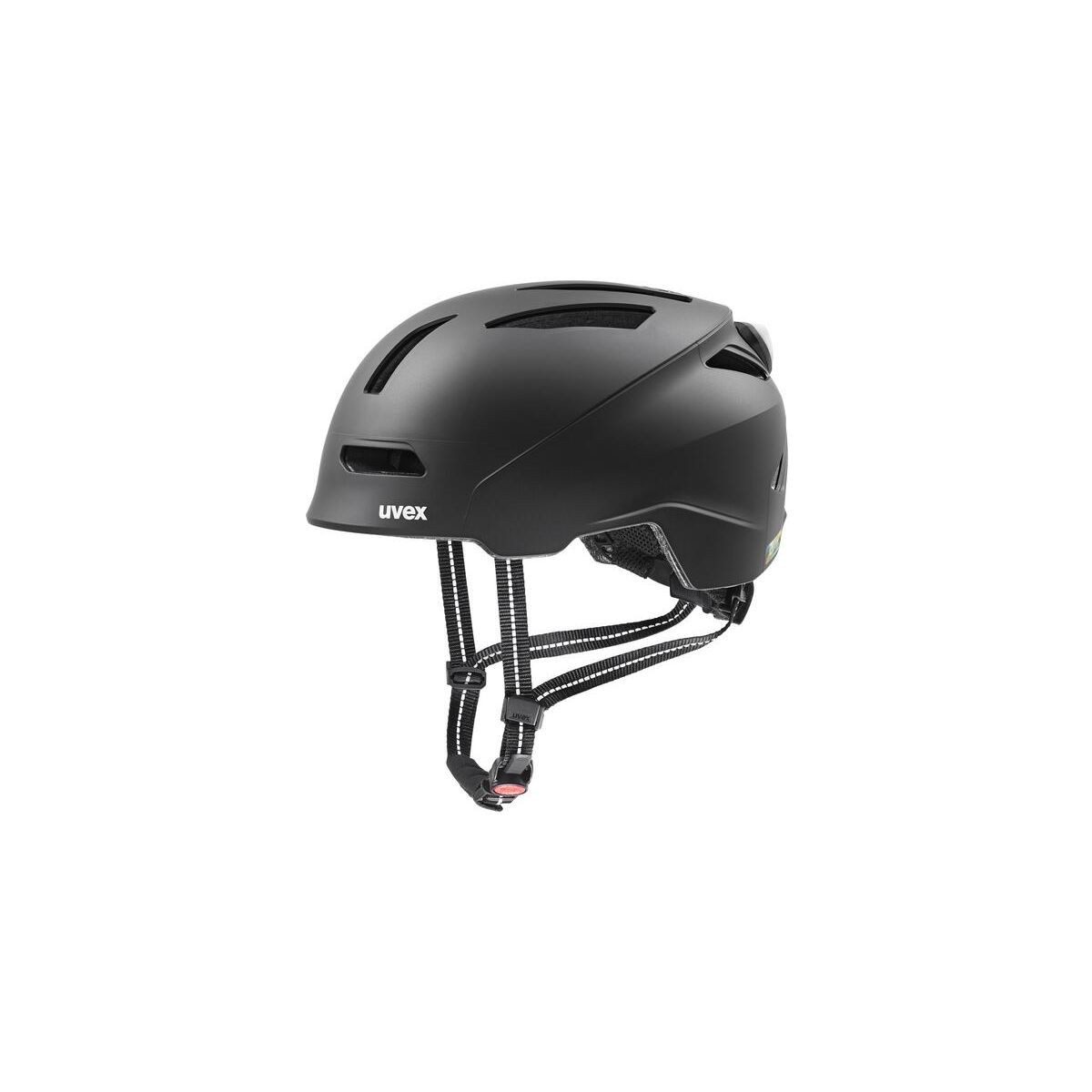 Uvex Fahrradhelm Urban Planet LED, Sicherer und nachhaltiger Cityhelm mit LED-Licht und optimaler