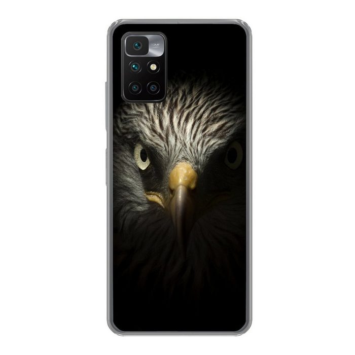 MuchoWow Handyhülle Vogel - Adler - Raubvögel - Auge - Schnabel - Licht Phone Case Handyhülle Xiaomi Redmi 10 Silikon Schutzhülle