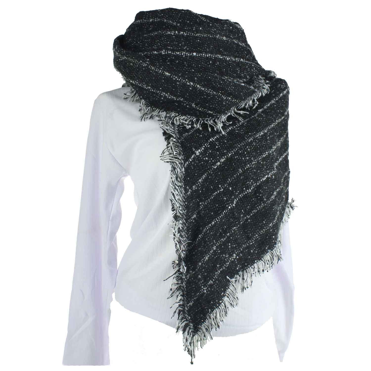 Antonio Strickschal Antonio Schal schwarz