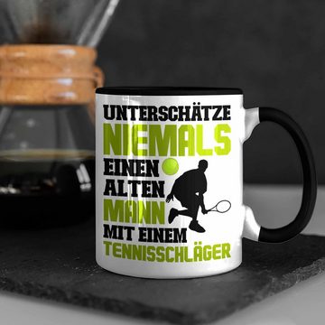 Trendation Tasse Trendation - Tennis Alter Mann Geschenk Trainer Coach Tennisspieler Geschenkidee Kaffeetasse