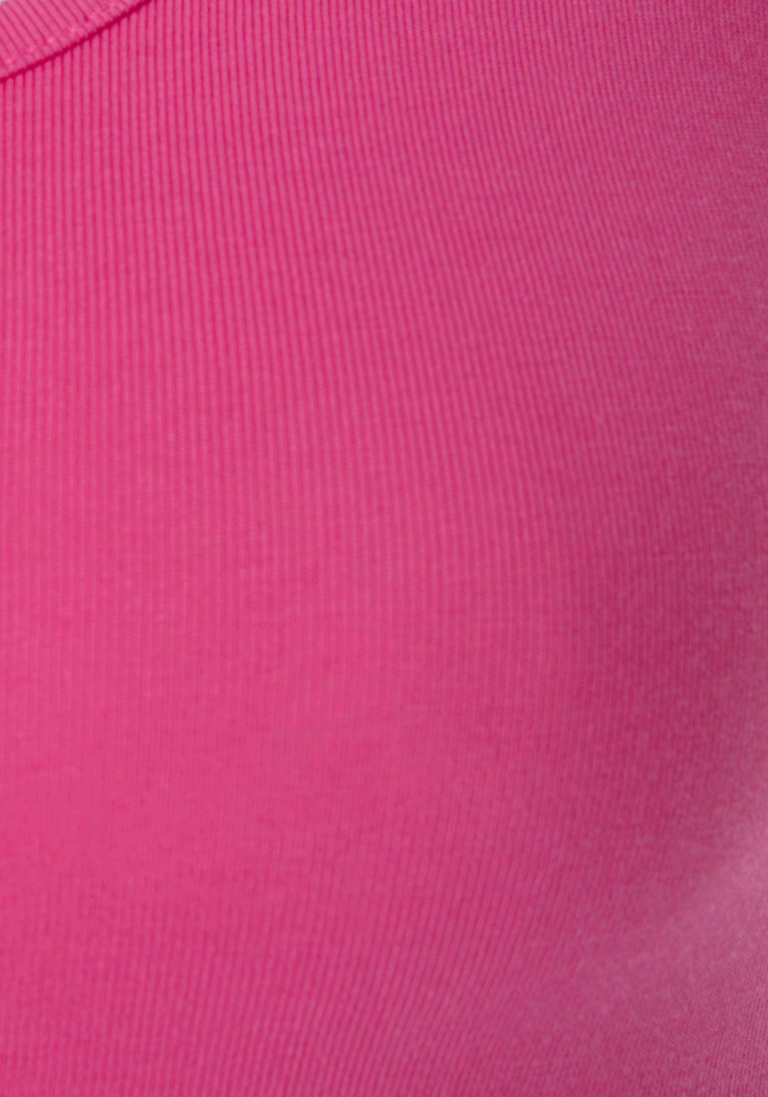 Lico Funktionsshirt Loungewear pink schwarz, im Doppelpack, (2er-Pack)