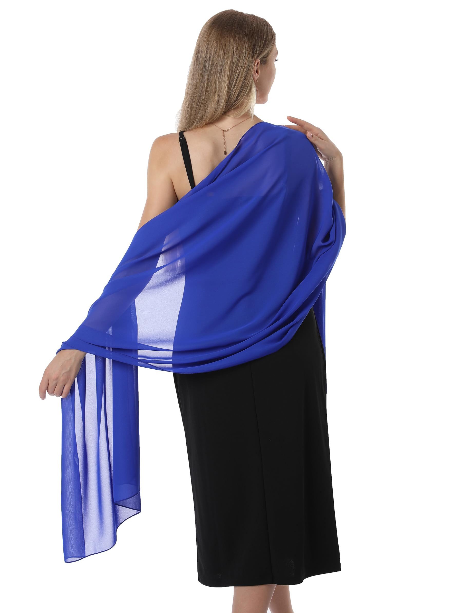 Cachito Modeschal Eleganter Damen Schal – Weiche Stola, (1-St), für Abendkleider, Hochzeiten & festliche Anlässe – Bild 4 von 5